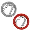 49.2FT Dog Tie Out Cable Long Dog Leash Chew Proof Lead Dog Chain with Durable Spring 360Â° Rotatable Clips PVC Case for Outside Yard Caming