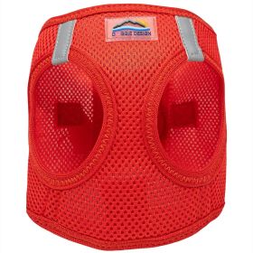 American River Solid Ultra Choke Free Dog Harness (Color: Red, size: XX-Small)