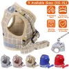 Pet Mesh Harness Dog Leash Set Reflective Chest Strap Adjustable Puppy Vest For Puppies Breeds Dogs Cats Walking Outdoor