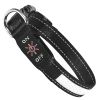 Light Up Dog Collar LED Dog Collar Safety Night Glowing Dog Collar with 9 Light Colors IPX7 Waterproof USB Rechargeable S/M/L
