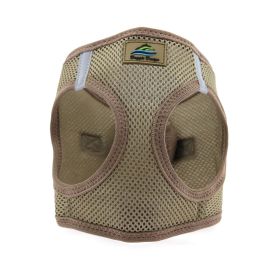 American River Solid Ultra Choke Free Dog Harness (Color: Fossil Brown, size: 2XL)