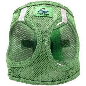 American River Solid Ultra Choke Free Dog Harness (Color: Dark Forest Green, size: S)